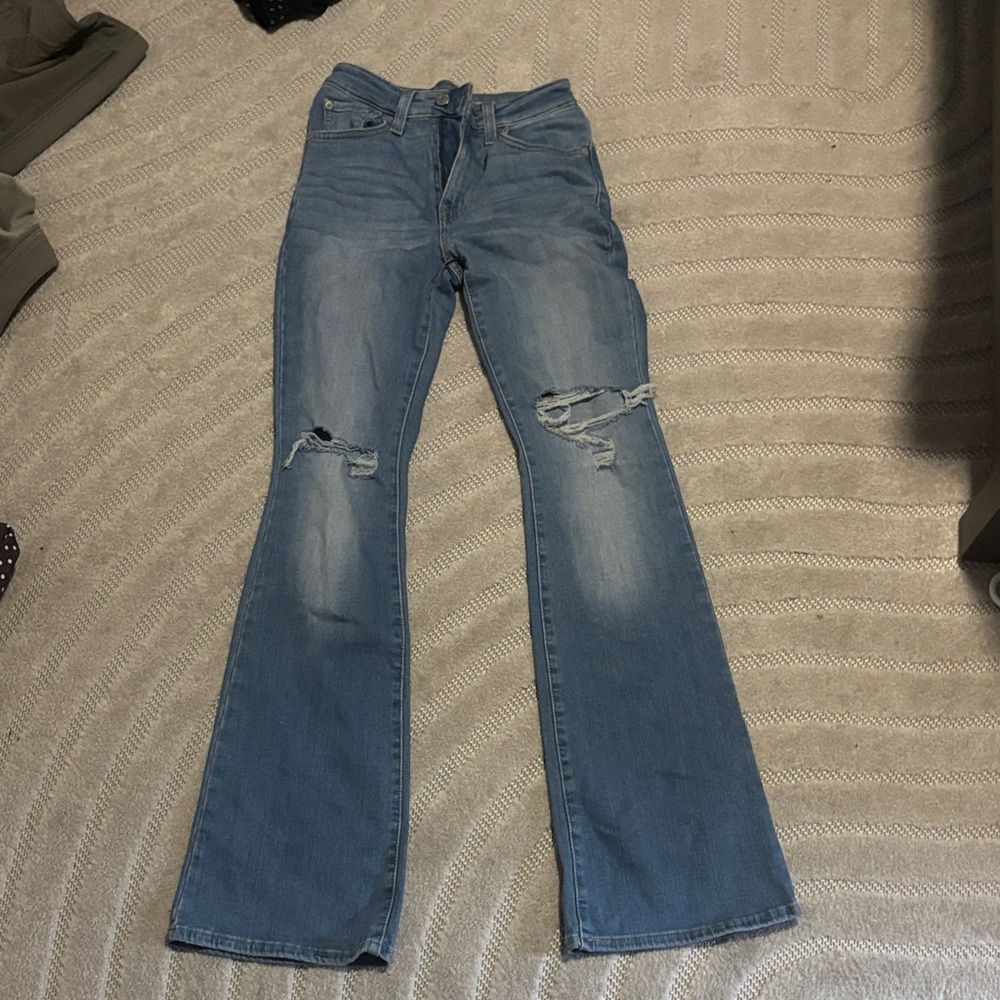 Levis 726 Blue Women's Flare Jeans